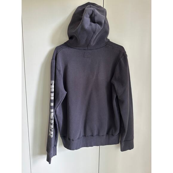 Vintage Hollister Hoodie/Sweatshirt Ski Tahoe Unisex Heritage Rustic Blue - Picture 8 of 9